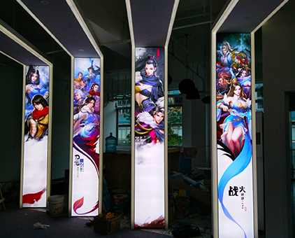 游戲企業(yè)裝飾背景墻-一種炫酷與真實！